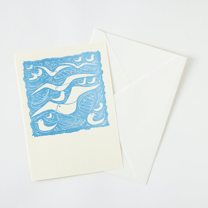 Letterpress "Gulls" Card
