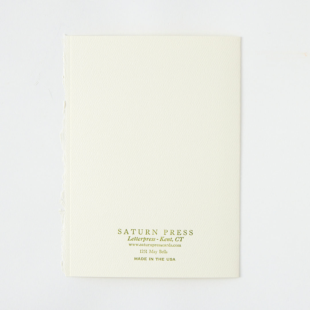 Letterpress "May Bells" Card