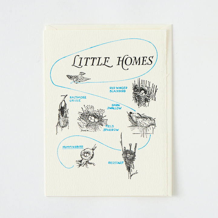 Letterpress "Little Homes" Card