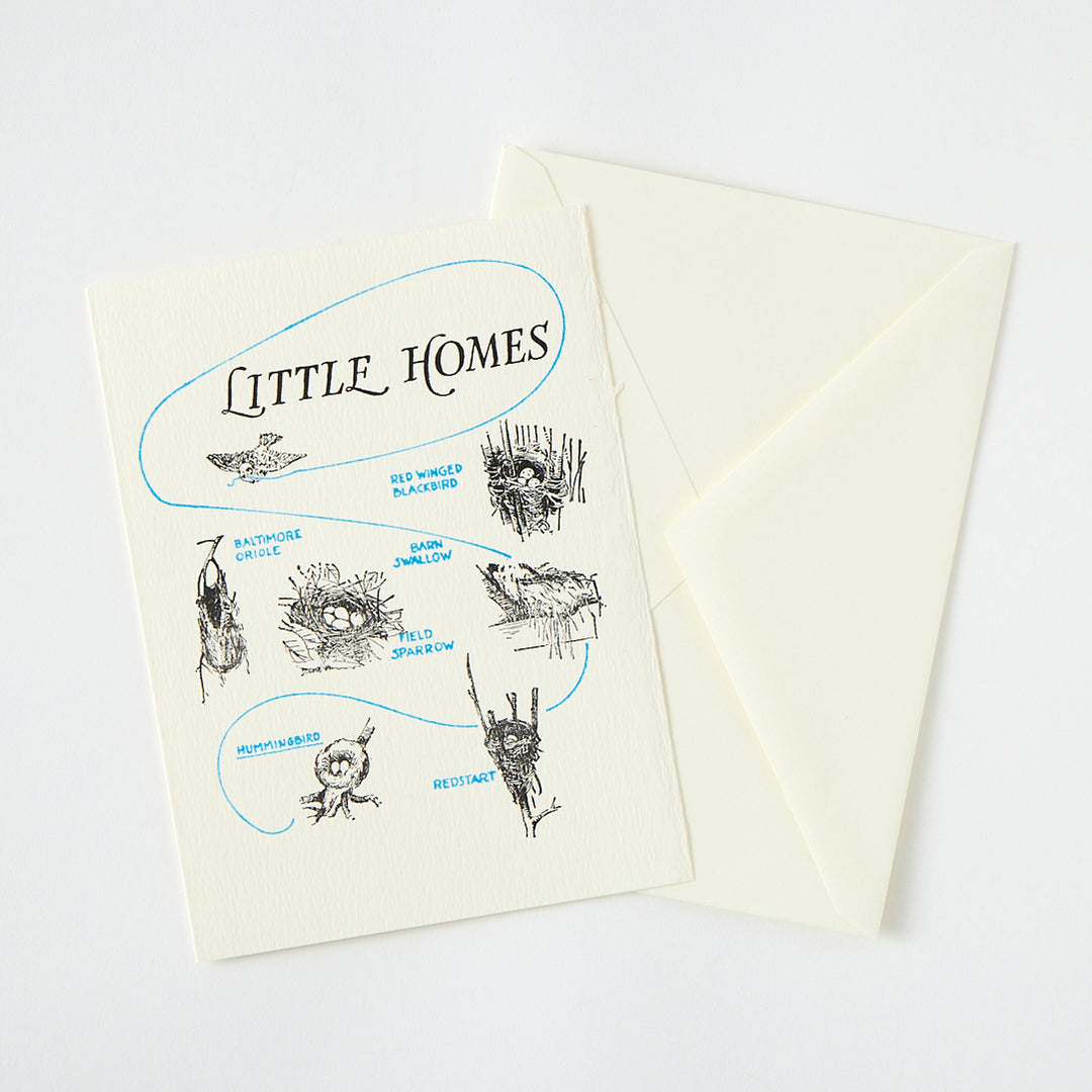 Letterpress "Little Homes" Card