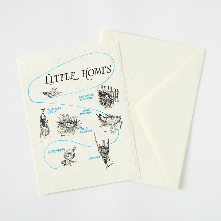 Letterpress "Little Homes" Card