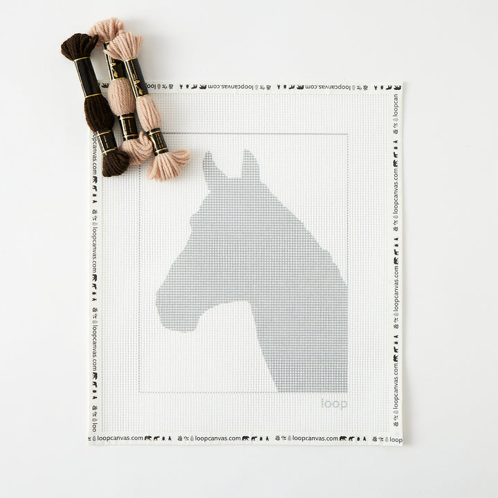 Needlepoint Kit, Horse Design