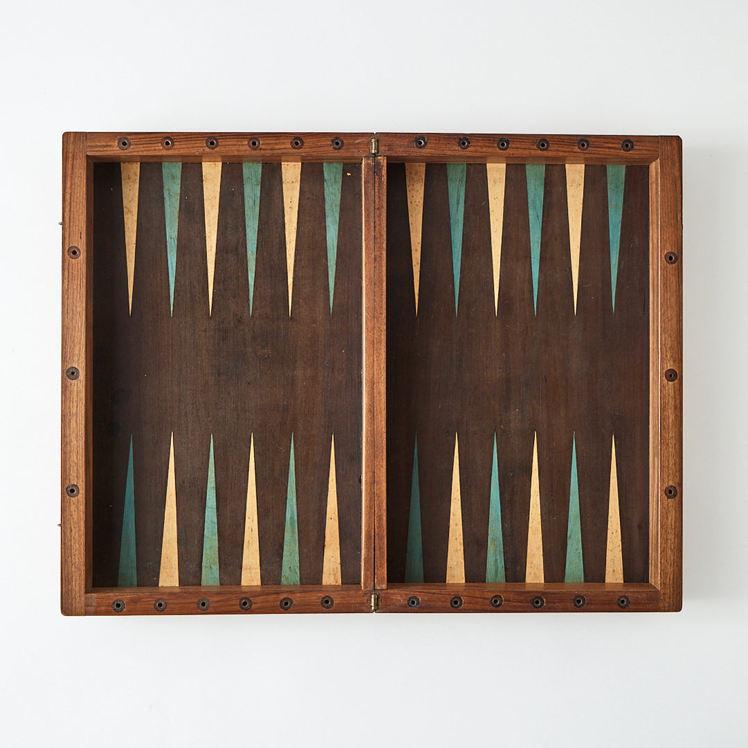Antique Backgammon Board, Early 20th Century