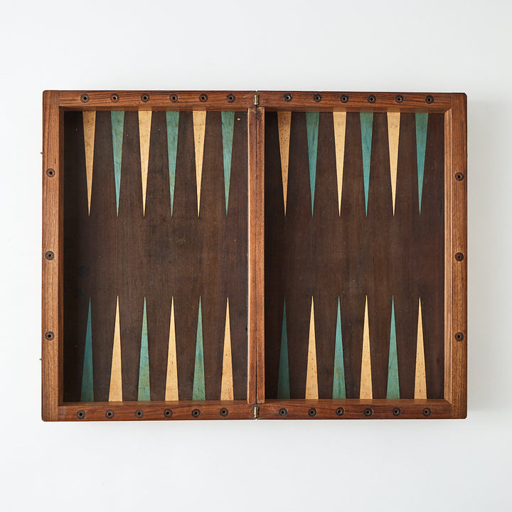 Antique Backgammon Board, Early 20th Century