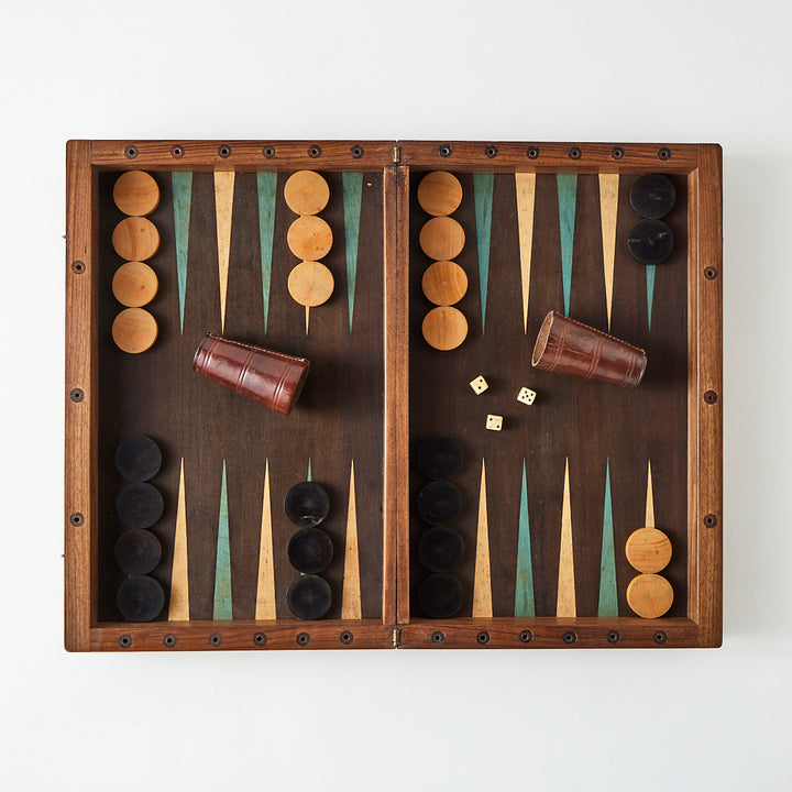Antique Backgammon Board, Early 20th Century