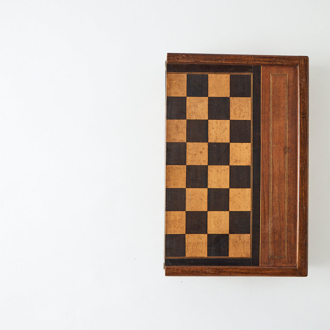 Antique Backgammon Board, Early 20th Century