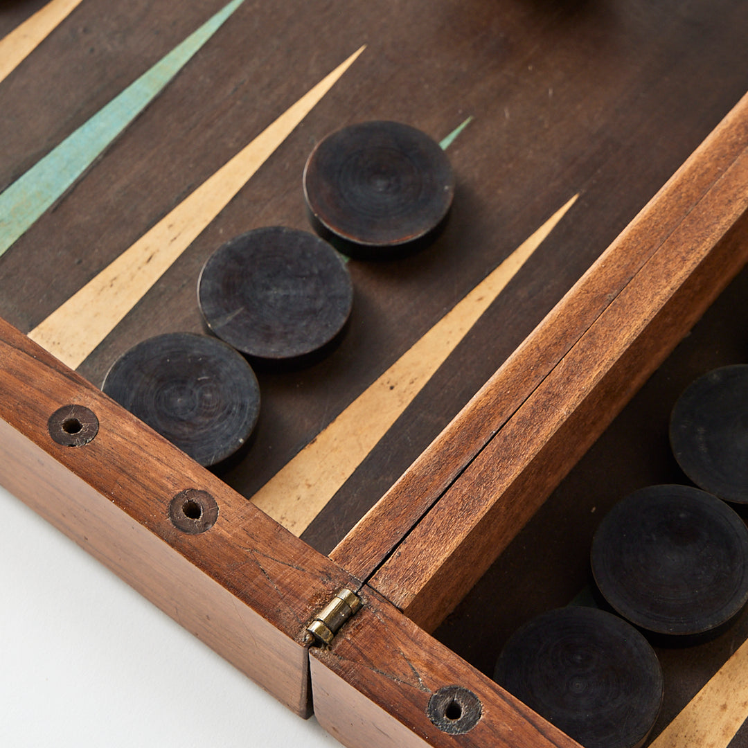 Antique Backgammon Board, Early 20th Century