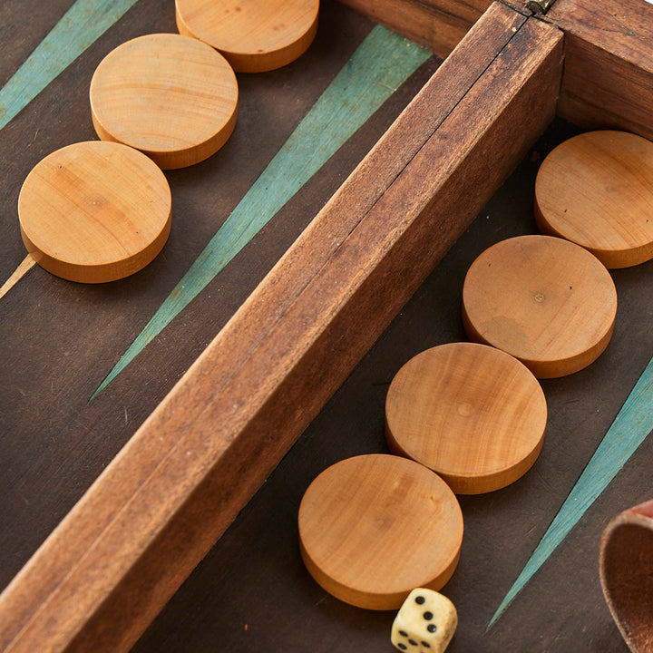 Antique Backgammon Board, Early 20th Century