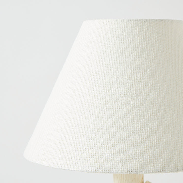 Antique Plaster Faux Bois Lamp