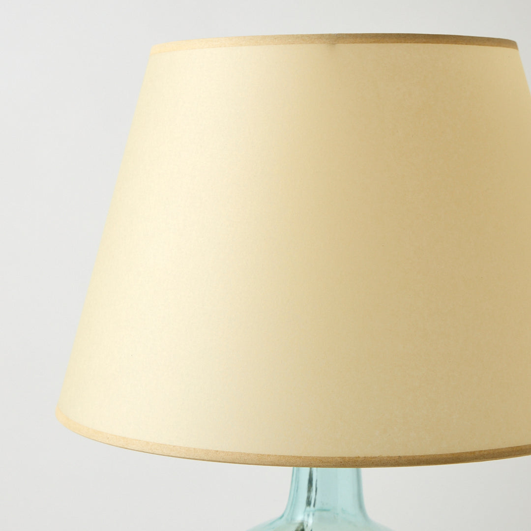 Antique Demijohn Lamp with Parchment Shade