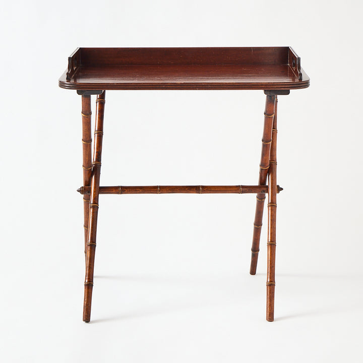 Antique Mahogany Tray Table