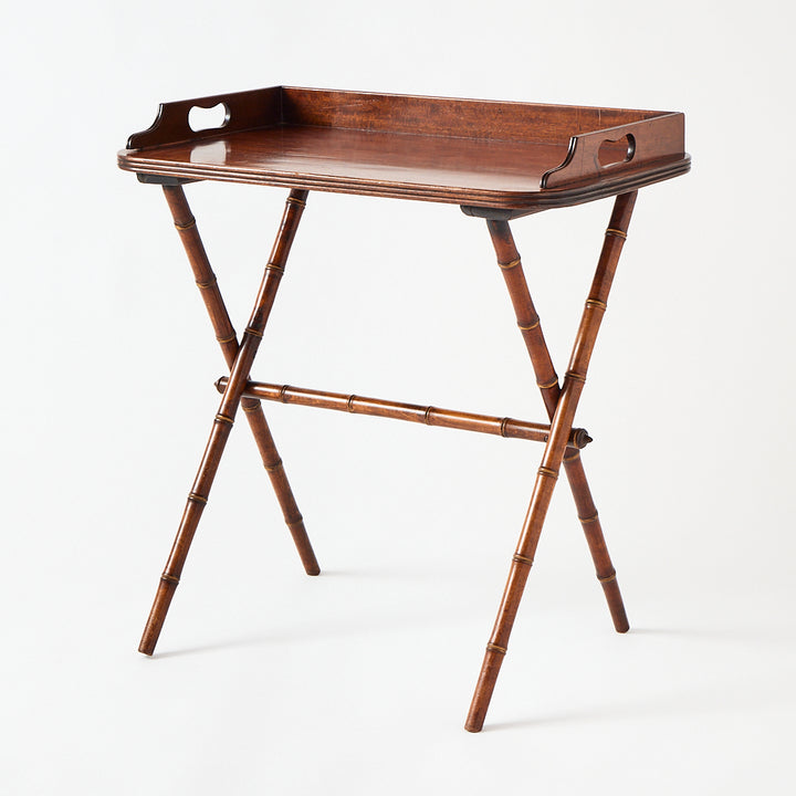 Antique Mahogany Tray Table