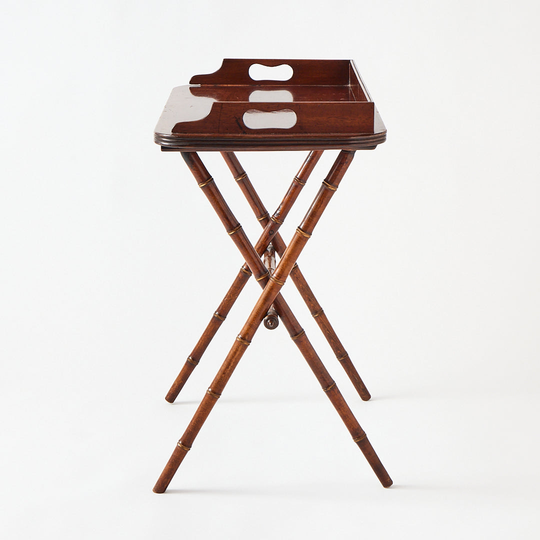 Antique Mahogany Tray Table