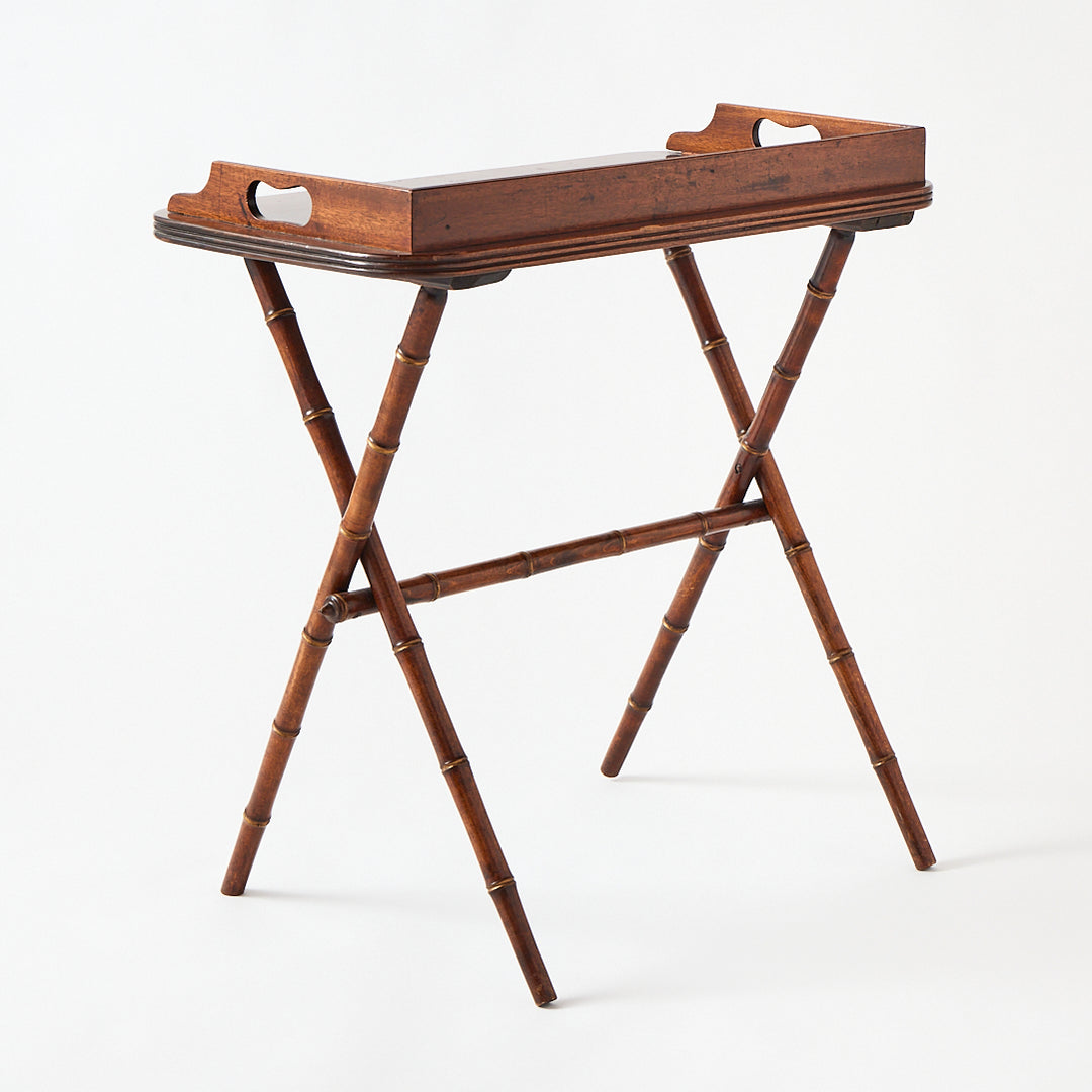 Antique Mahogany Tray Table