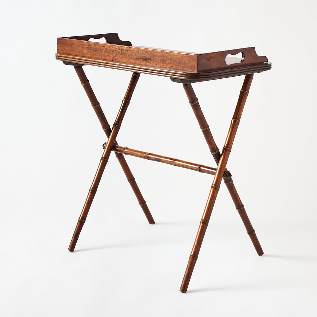 Antique Mahogany Tray Table