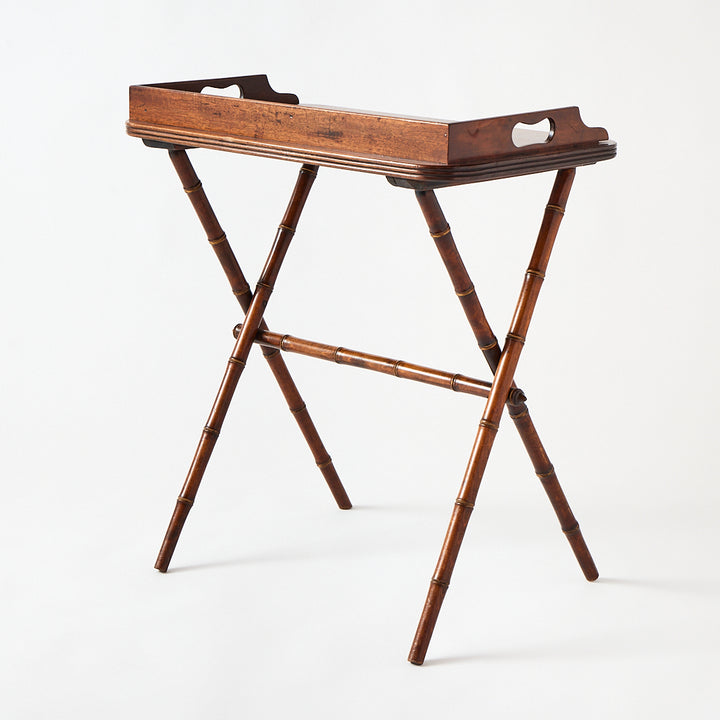 Antique Mahogany Tray Table