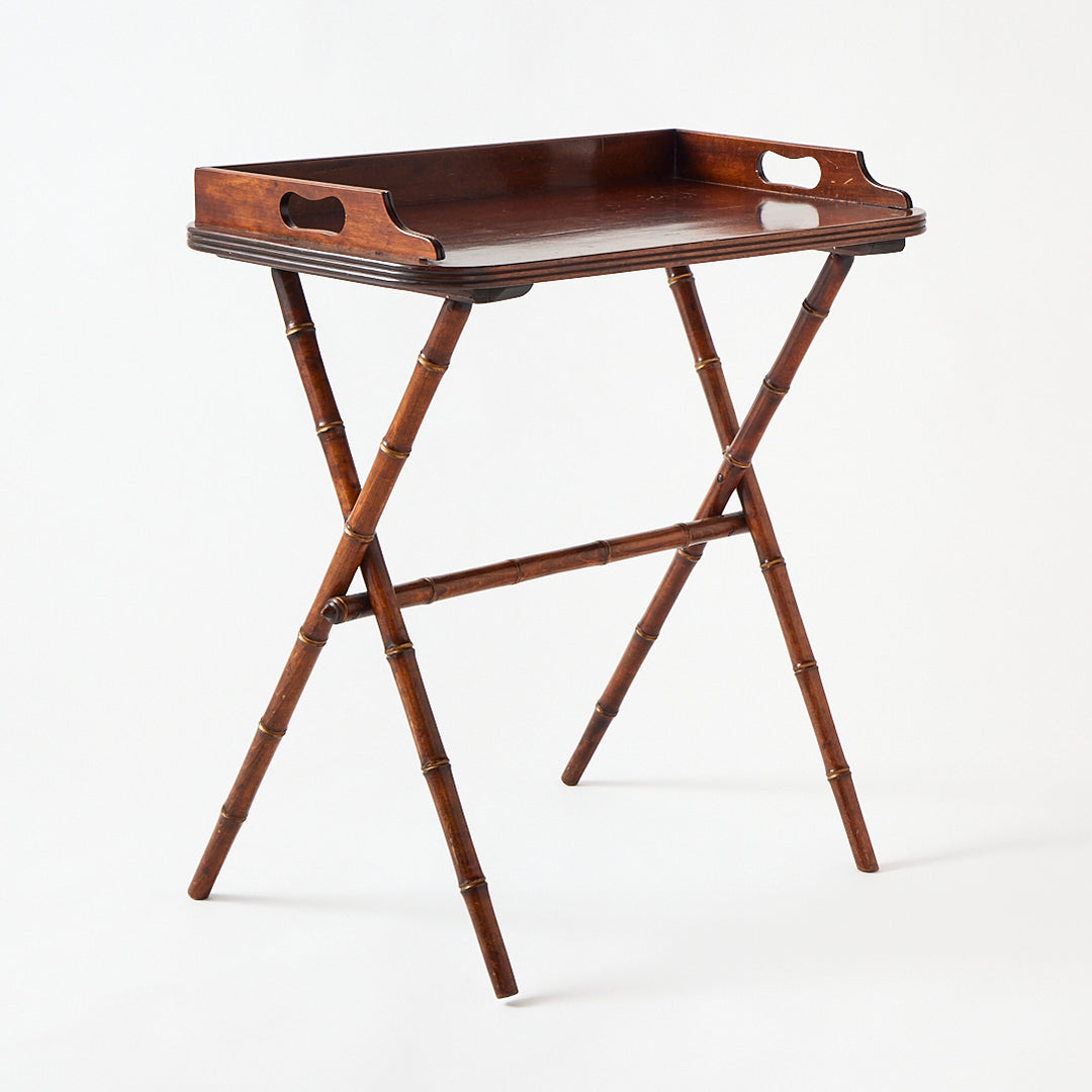 Antique Mahogany Tray Table