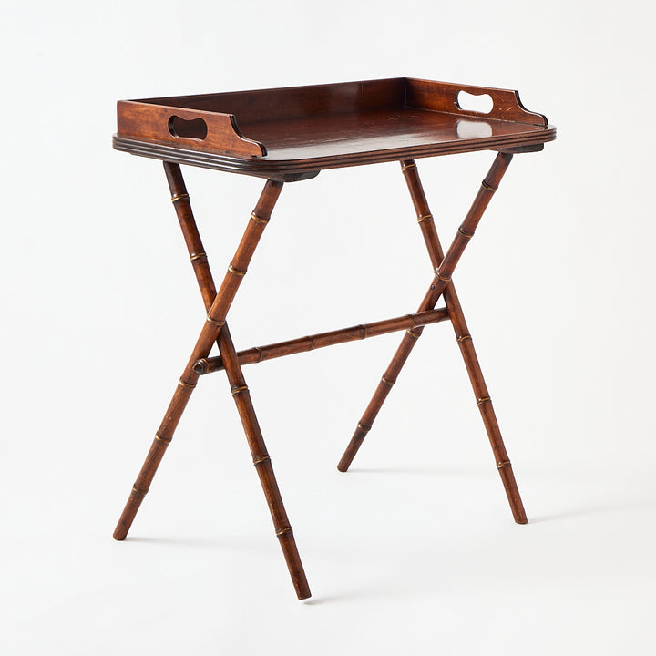 Antique Mahogany Tray Table