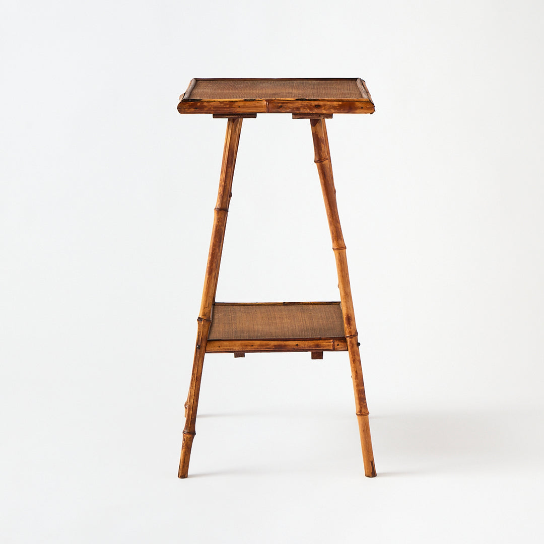Antique Bamboo Side Table 2