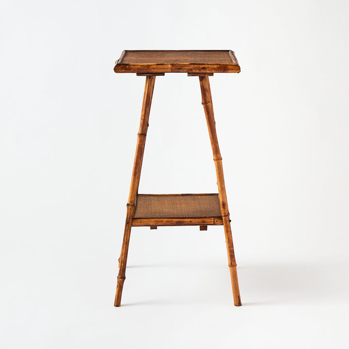Antique Bamboo Side Table 2