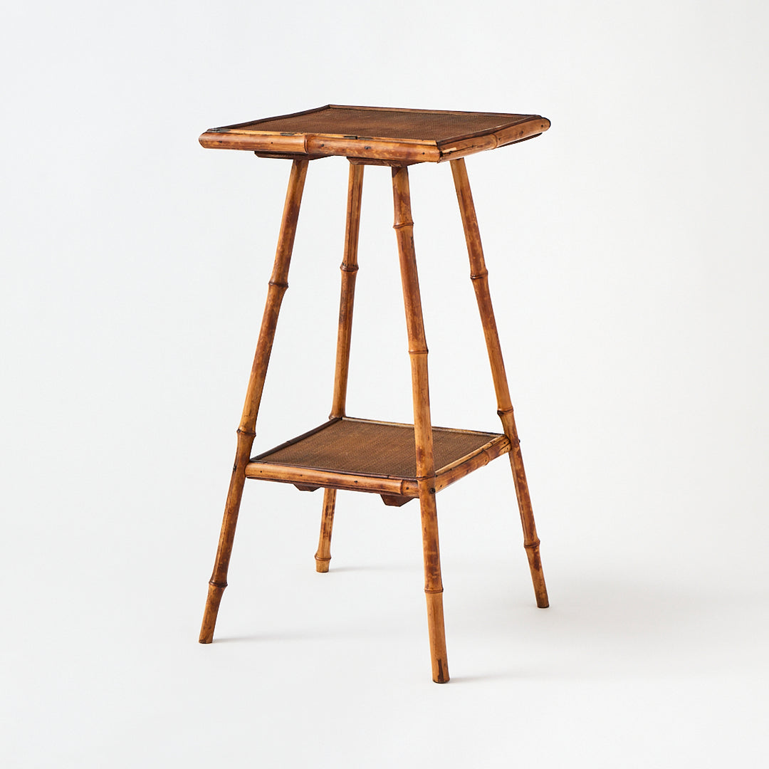 Antique Bamboo Side Table 2