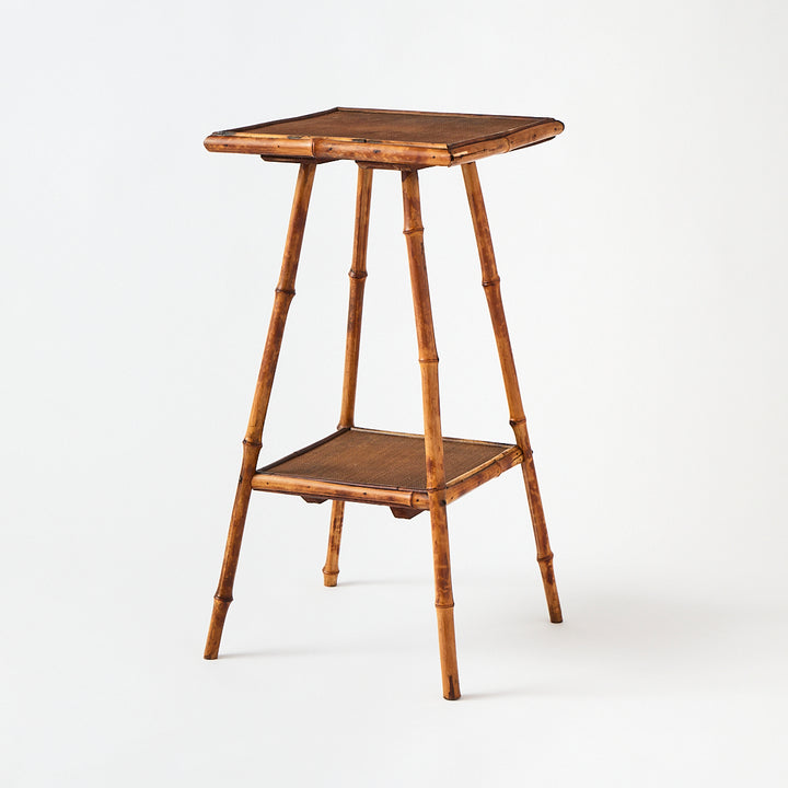 Antique Bamboo Side Table 2