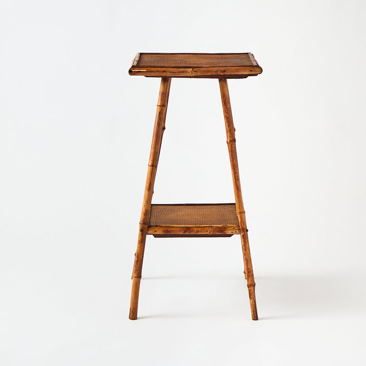 Antique Bamboo Side Table 2