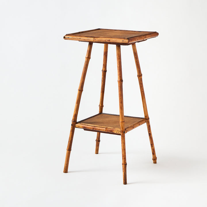 Antique Bamboo Side Table 2