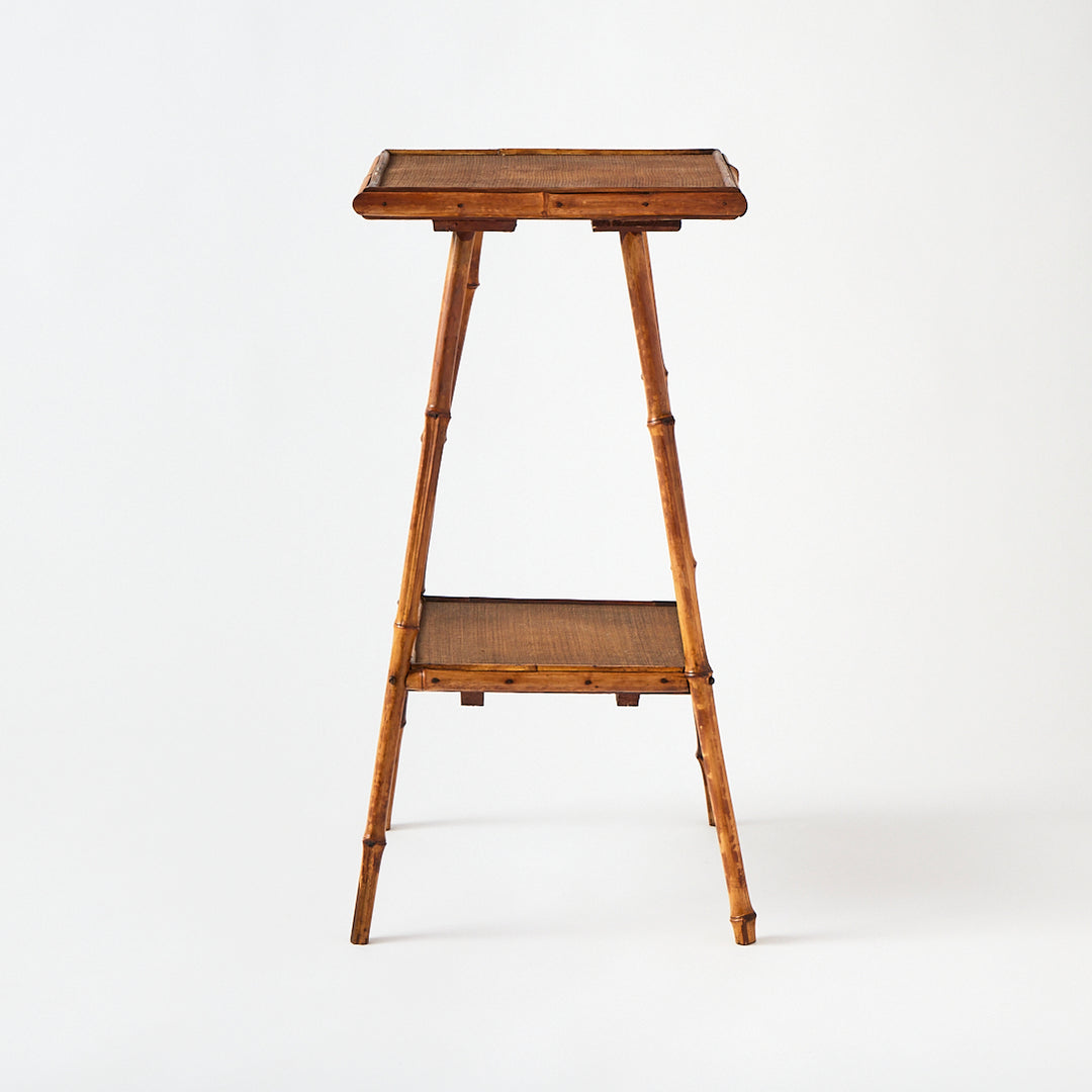 Antique Bamboo Side Table 2