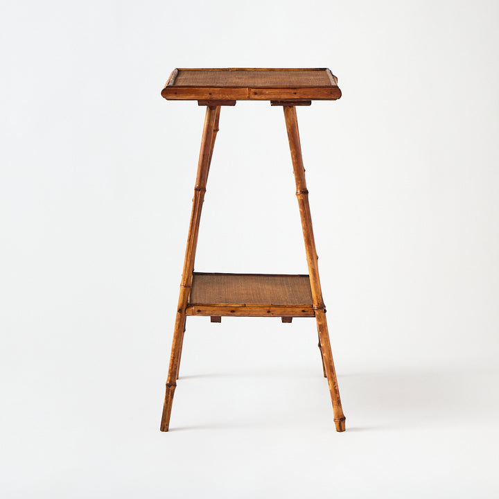 Antique Bamboo Side Table 2