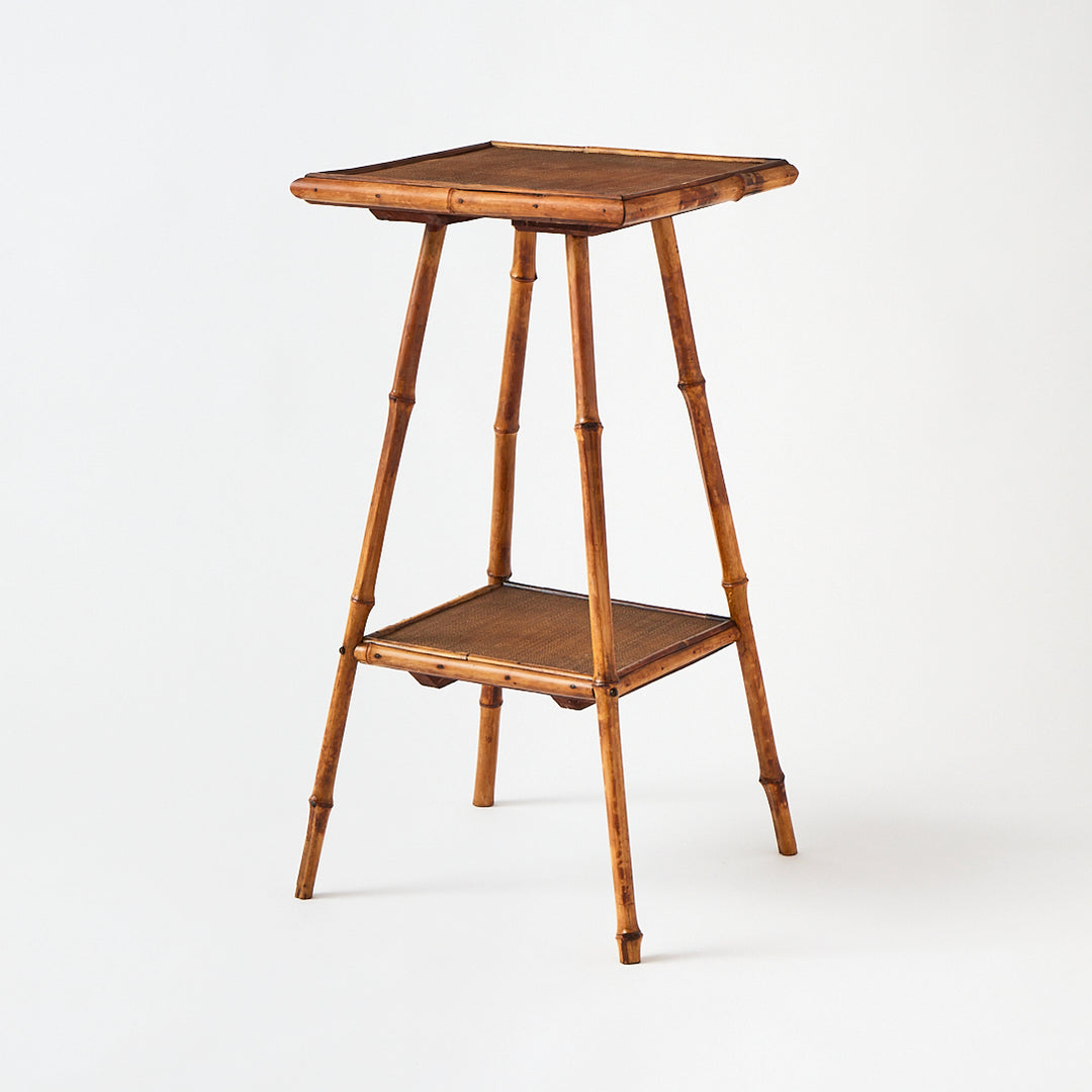 Antique Bamboo Side Table 2