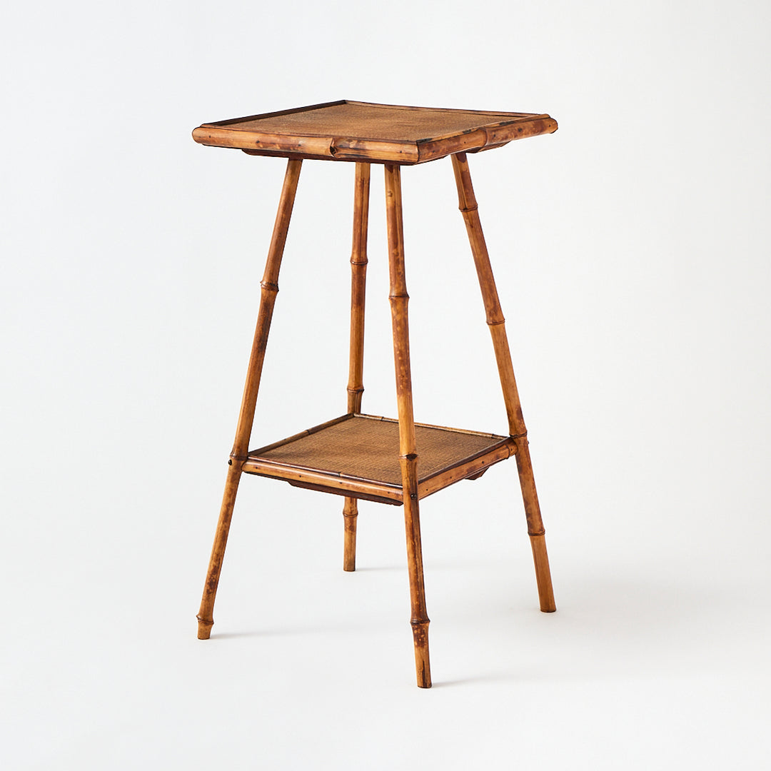 Antique Bamboo Side Table 2