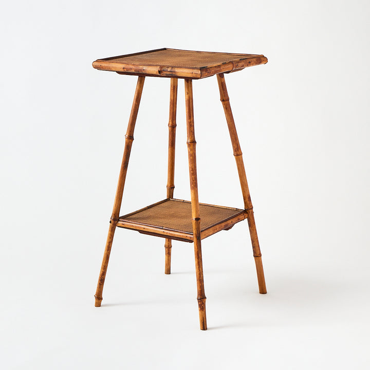 Antique Bamboo Side Table 2