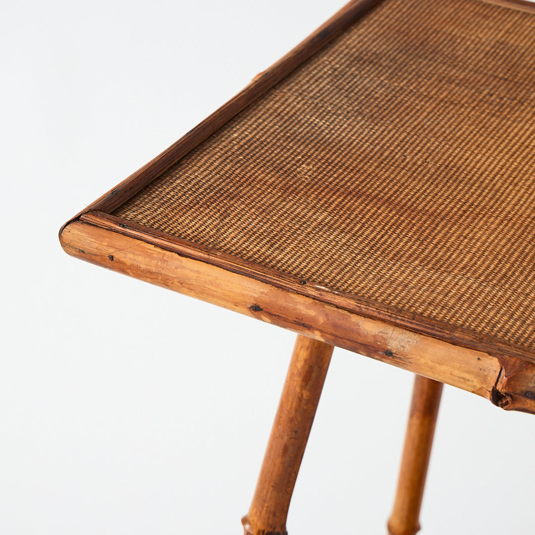 Antique Bamboo Side Table 2