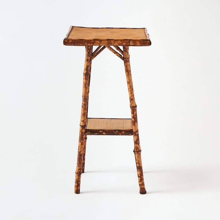 Antique Bamboo Side Table 1