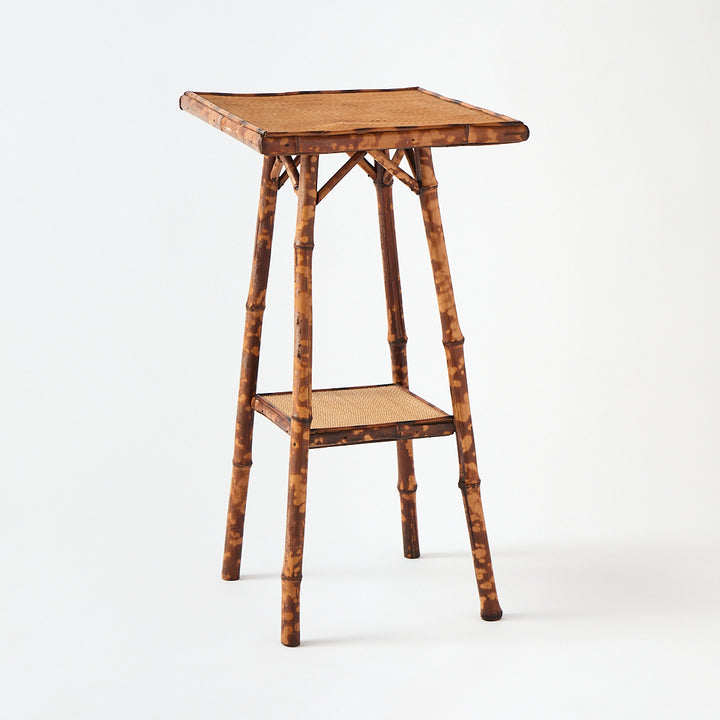Antique Bamboo Side Table 1