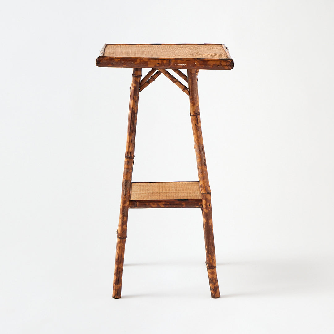 Antique Bamboo Side Table 1