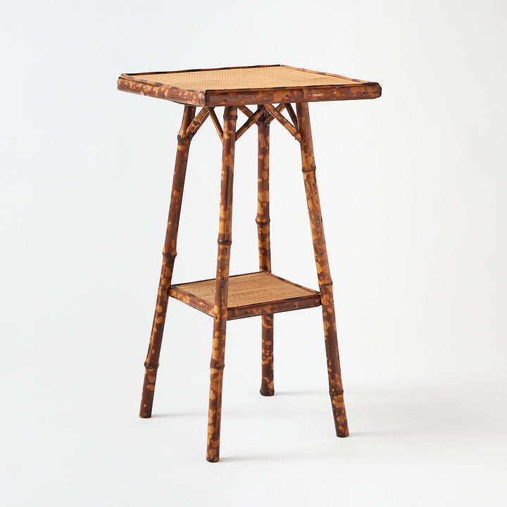Antique Bamboo Side Table 1