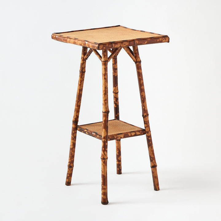 Antique Bamboo Side Table 1