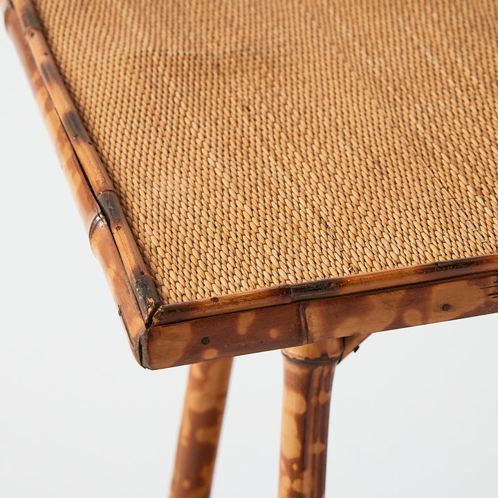Antique Bamboo Side Table 1