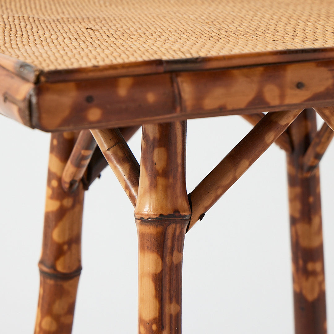 Antique Bamboo Side Table 1
