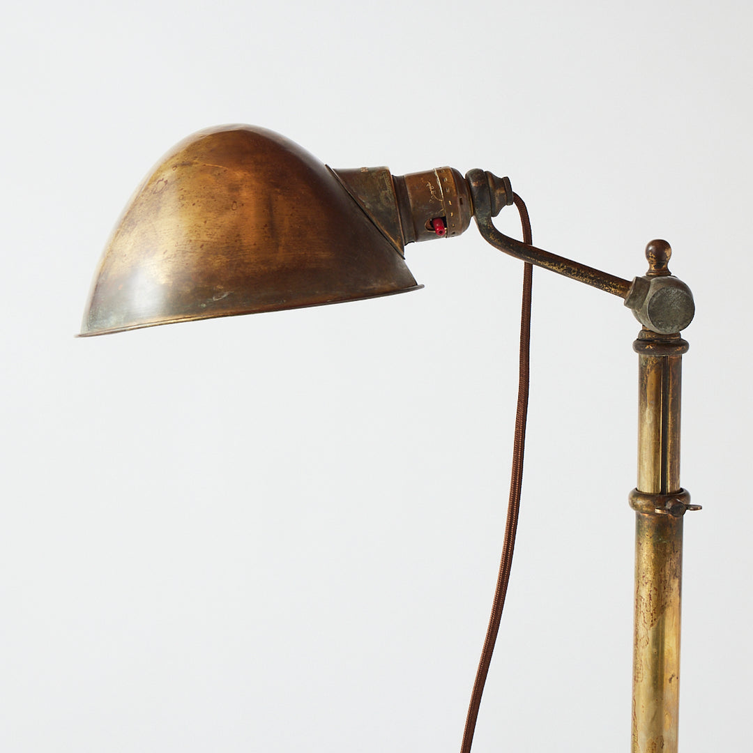 Vintage Brass Apothecary Floor Lamp