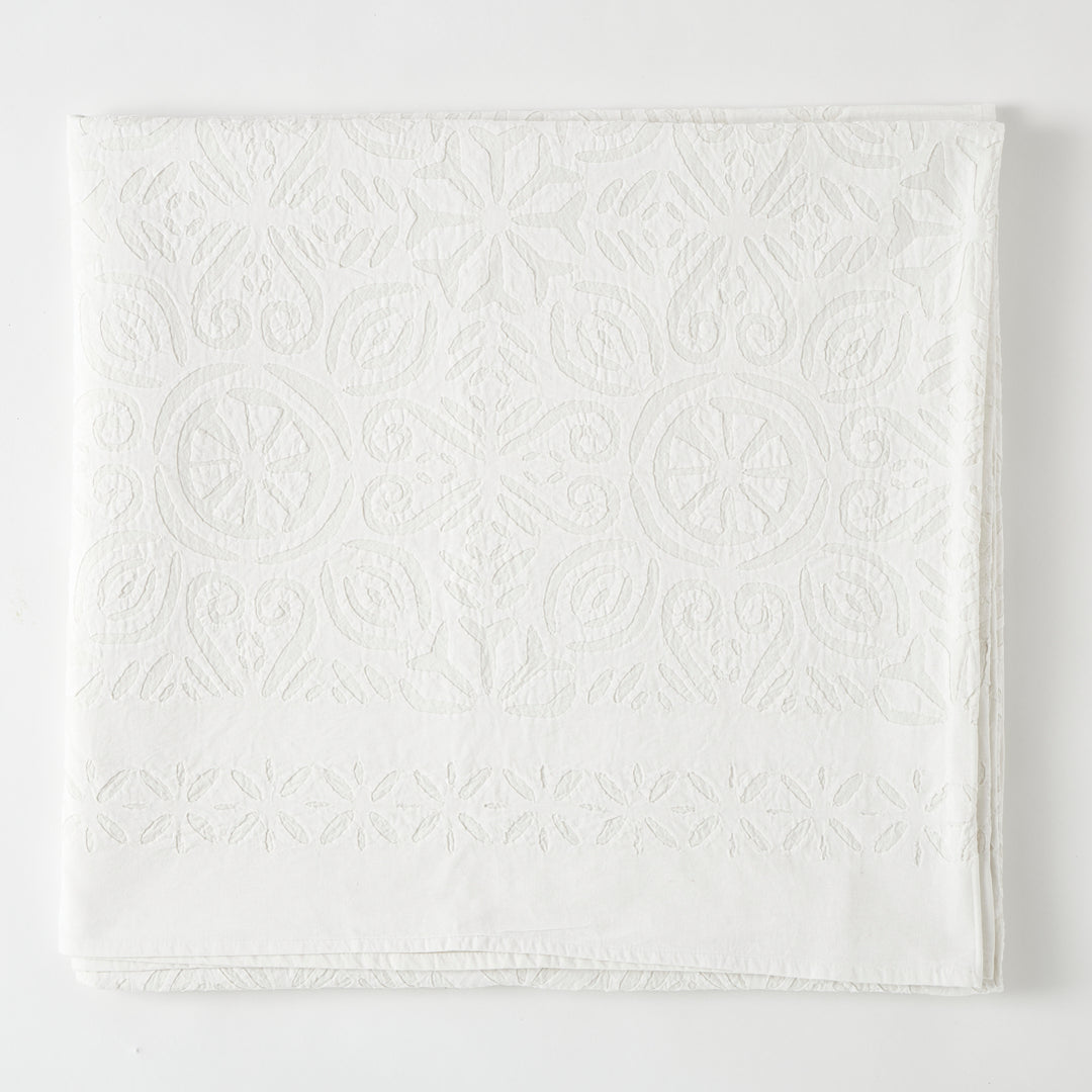 Applique Cutwork Bedspread