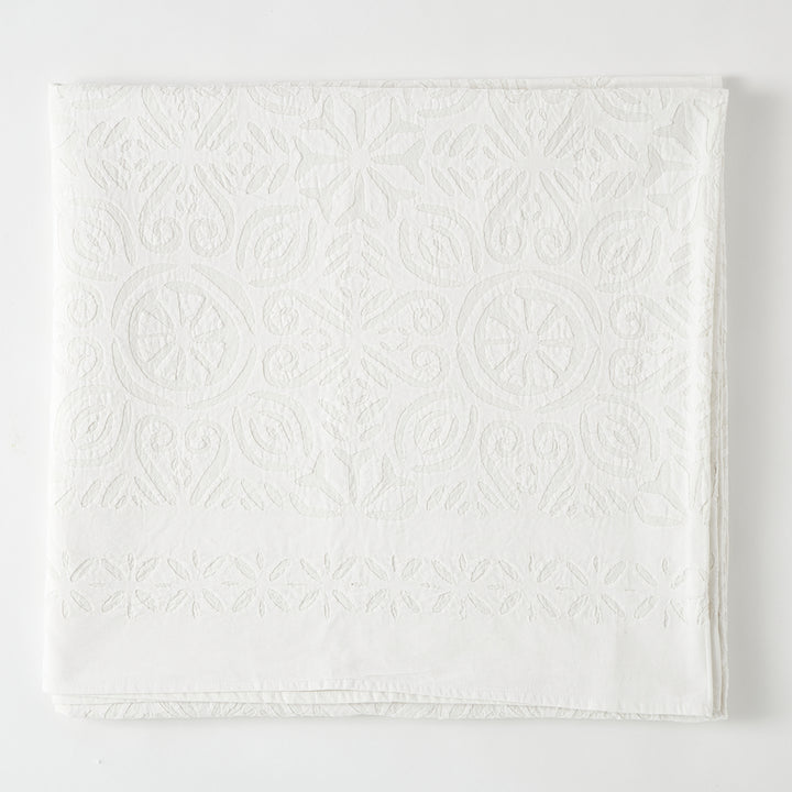Applique Cutwork Bedspread