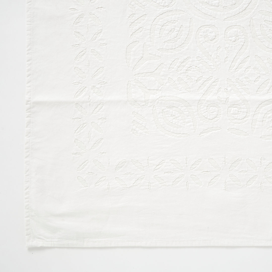 Applique Cutwork Bedspread