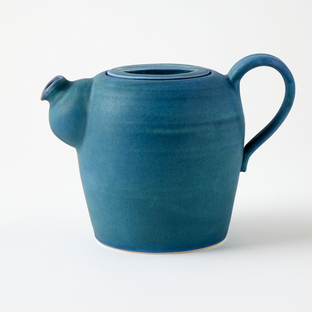 Handmade Tea Pot in Storm Clouds
