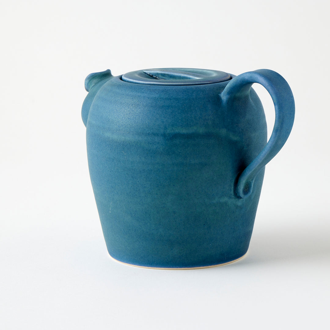 Handmade Tea Pot in Storm Clouds