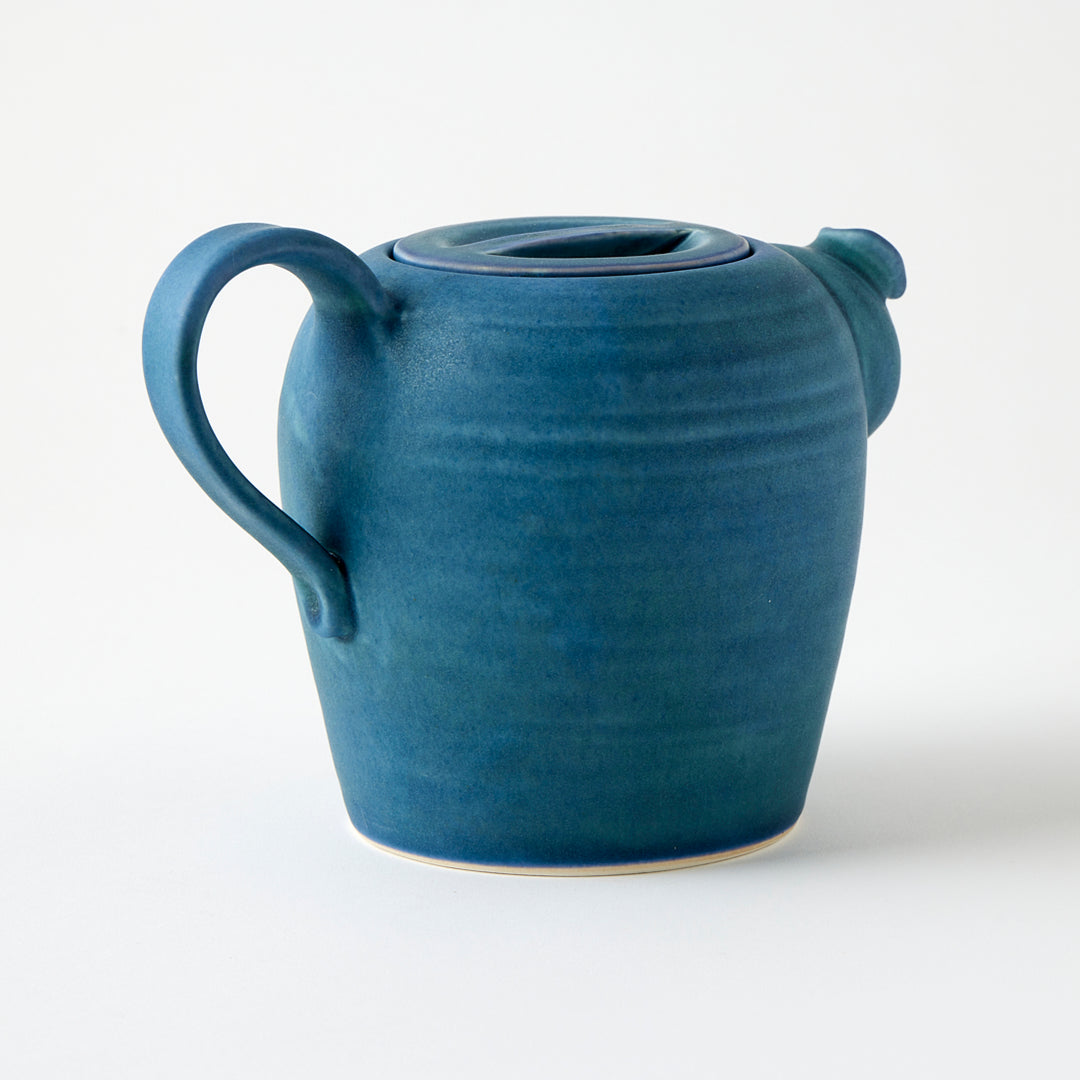 Handmade Tea Pot in Storm Clouds