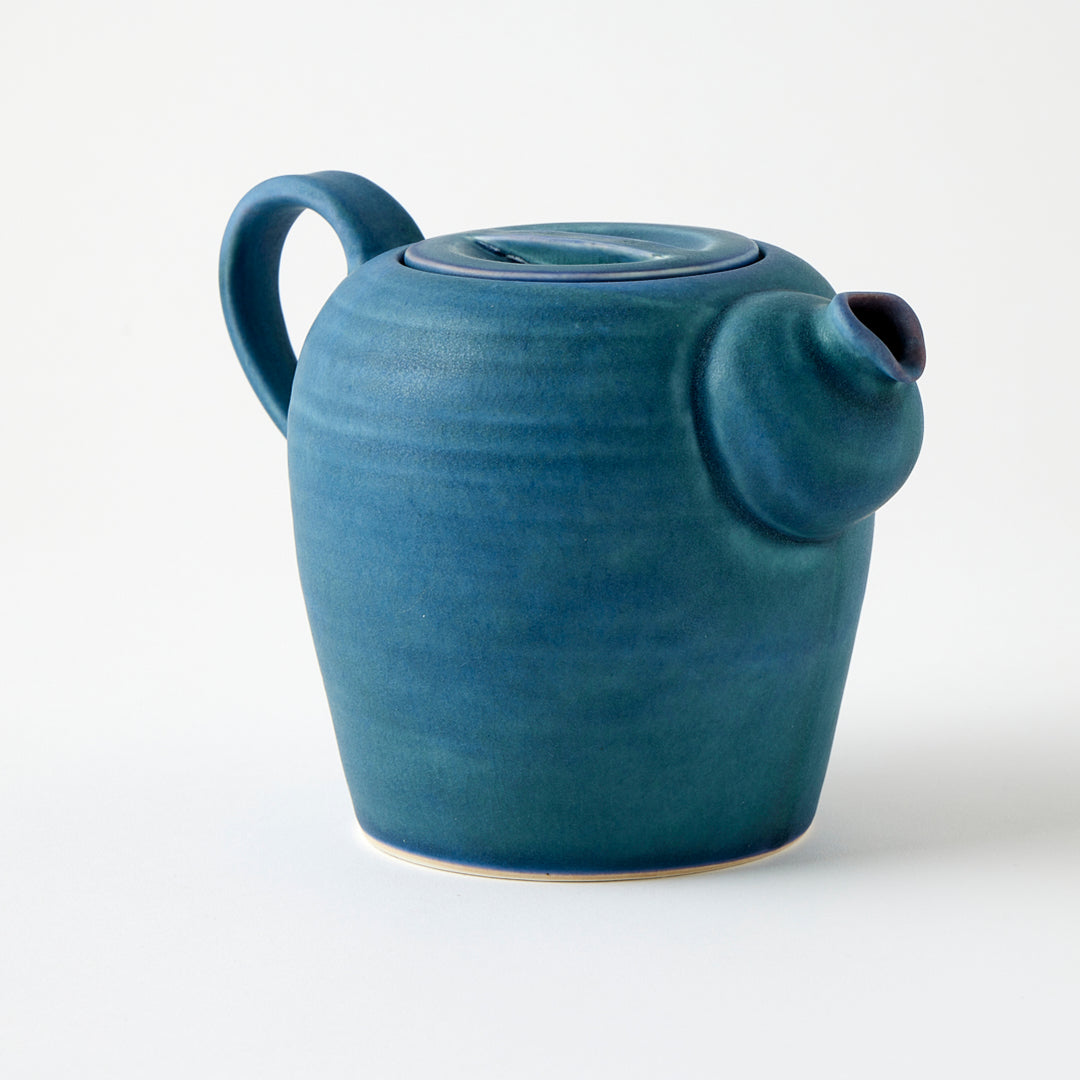 Handmade Tea Pot in Storm Clouds