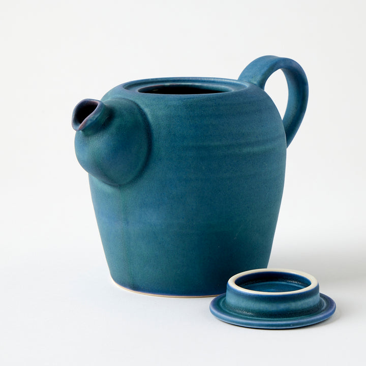 Handmade Tea Pot in Storm Clouds
